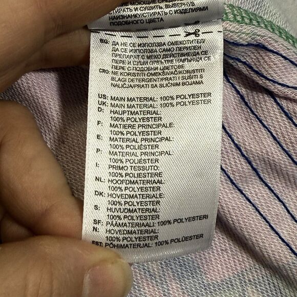 Adidas x Farm Rio Banana Floral Flared Mini Skater Skirt Pocket Colorful Size XS - Picture 9 of 9